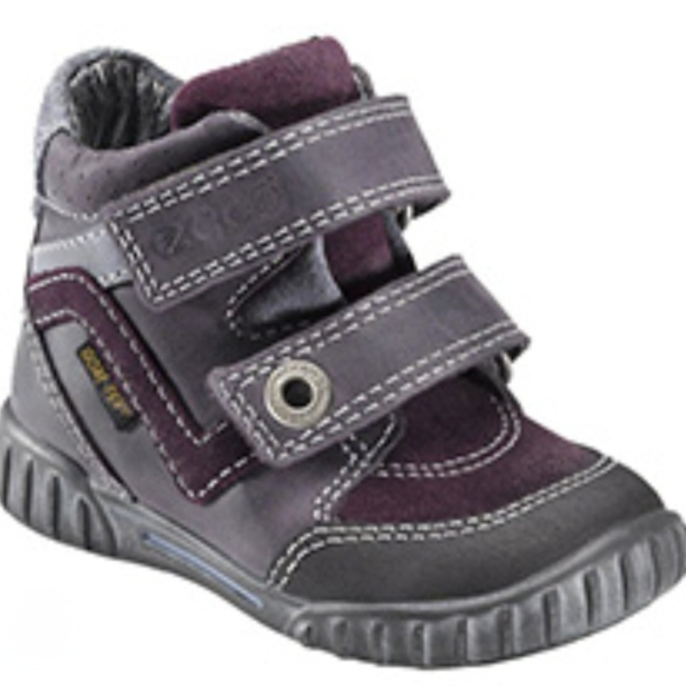 Ecco Kids Purple & Gray Boots Sz.21 (5/5.5)